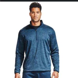 Under Armour Large Navy 1/2 Zip Fleece Pullover